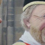 Bill Bryson. A Pastel Portrait by Gillie Cawthorne.