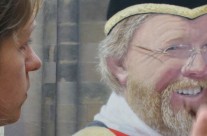 Bill Bryson. A Pastel Portrait by Gillie Cawthorne.