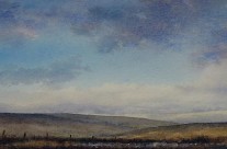 Flinty Fell Nenthead Watercolour