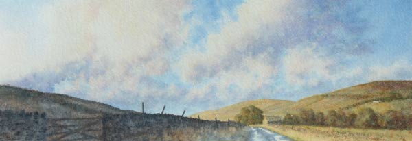 After The Rain – Pennine landscape painting