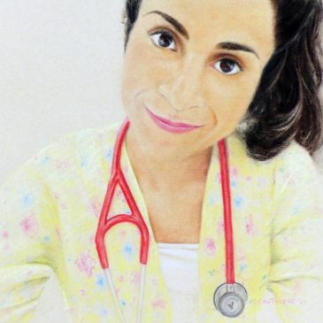 #portraitsfornhsheroes Dr Alisha Hyams