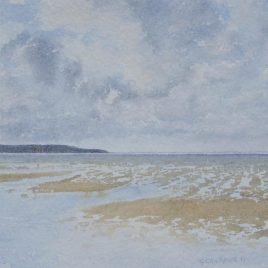 North From The Causeway 1 (Holy Island) watercolour