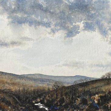 Garrigill Burn – Pennine landscape painting