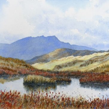 Blencathra from Sprinkling Tarn – Cumbrian landscape painting