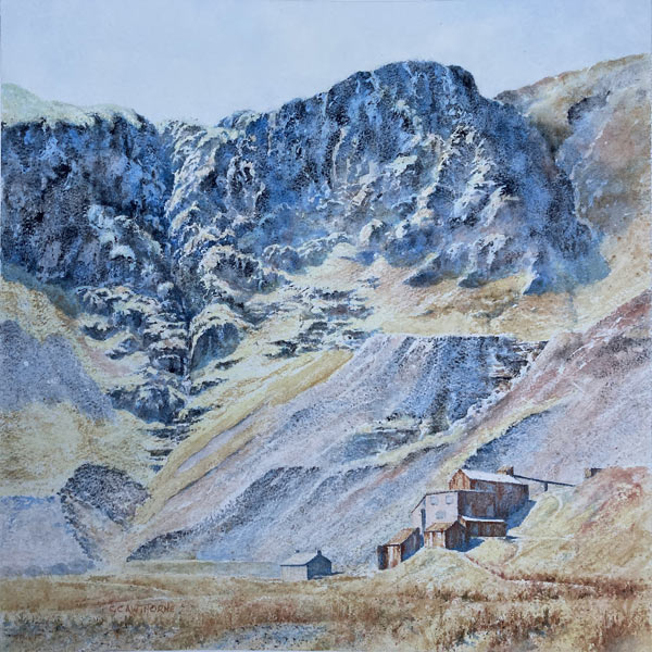 Force Crag Mine watercolour painting